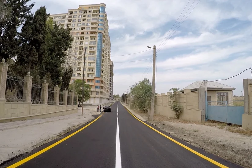 Bakıda daha bir yolun təmiri başa çatıb