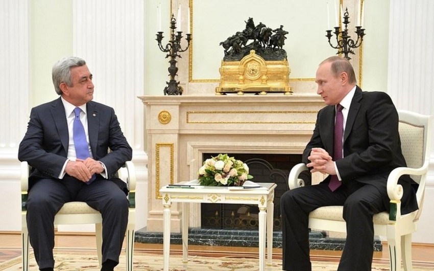 Moskvada Rusiya və Ermənistan prezidentlərinin görüşü keçirilib