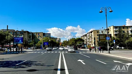 Bakının Fətəli xan Xoyski prospektində təmir yekunlaşıb