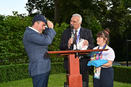 Berlində olimpiya oyunlarında iştirak edən Azərbaycan komandasının şərəfinə ziyafət verilib
