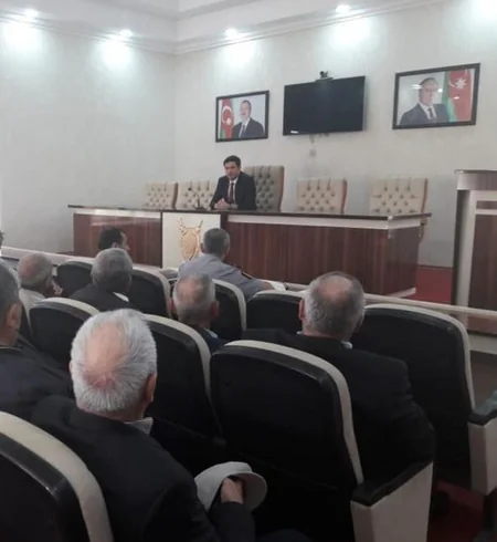 Goranboyda polis veteranları ilə görüş keçirilib