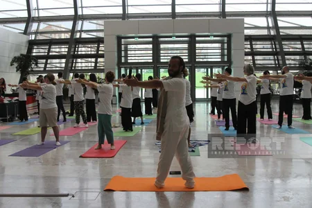 Bakıda yoqa təlimi keçirilib
