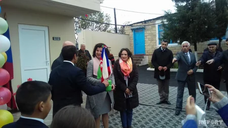 Şamaxıda energetik effektiv məktəbin açılışı olub - FOTO