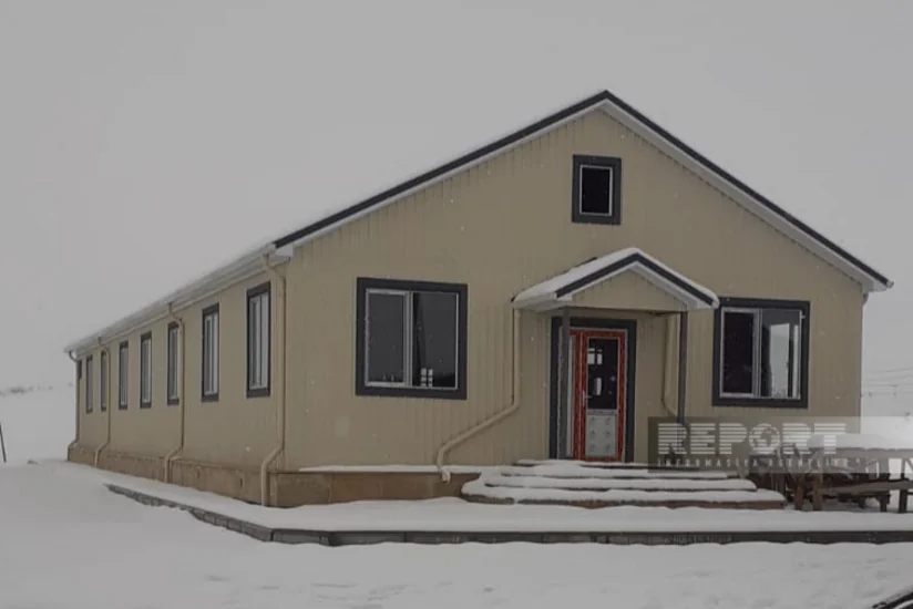 Cəlilabadda qəzalı məktəb üçün yeni modul tipli bina tikilir