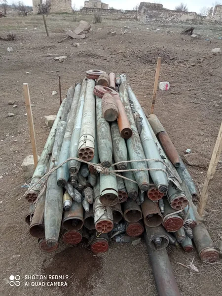 Cəbhə boyu ərazilərdə 216 partlamamış hərbi sursat aşkarlanıb