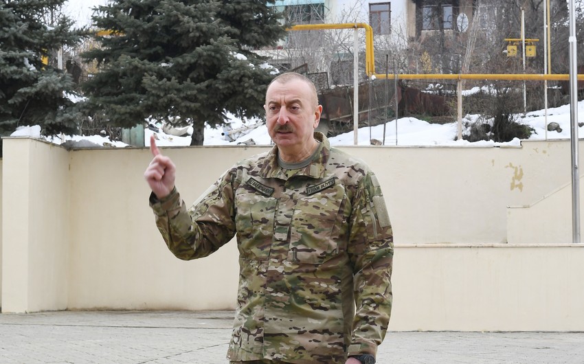 Prezident: Görsək ki, Ermənistanda bizə qarşı hər hansı bir təhdid yaranır, biz o təhdidi məhv etməliyik