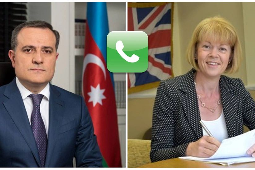 Ceyhun Bayramov Britaniyanın dövlət naziri ilə telefonla danışıb