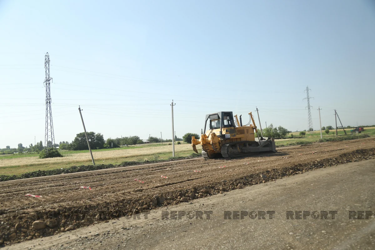 Bərdə-Ağdam avtomobil yolunun tikintisi davam etdirilir
