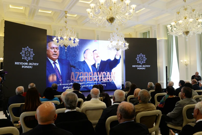 Şuşada Ulu Öndər Heydər Əliyevin 100 illiyi münasibətilə film nümayiş olunub