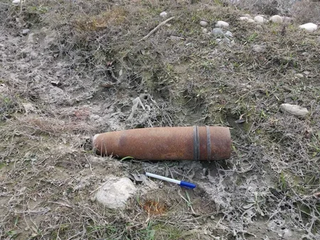 Sumqayıtda top mərmisi tapılıb