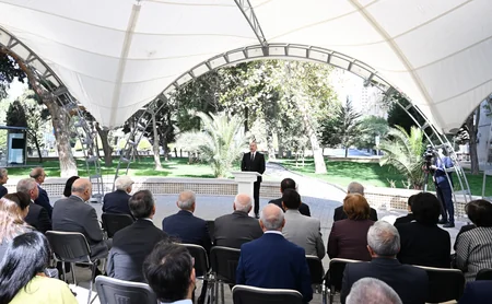 Prezident İlham Əliyev Bakıda Aşıq Ələsgərin abidəsinin açılışında iştirak edib - YENİLƏNİB