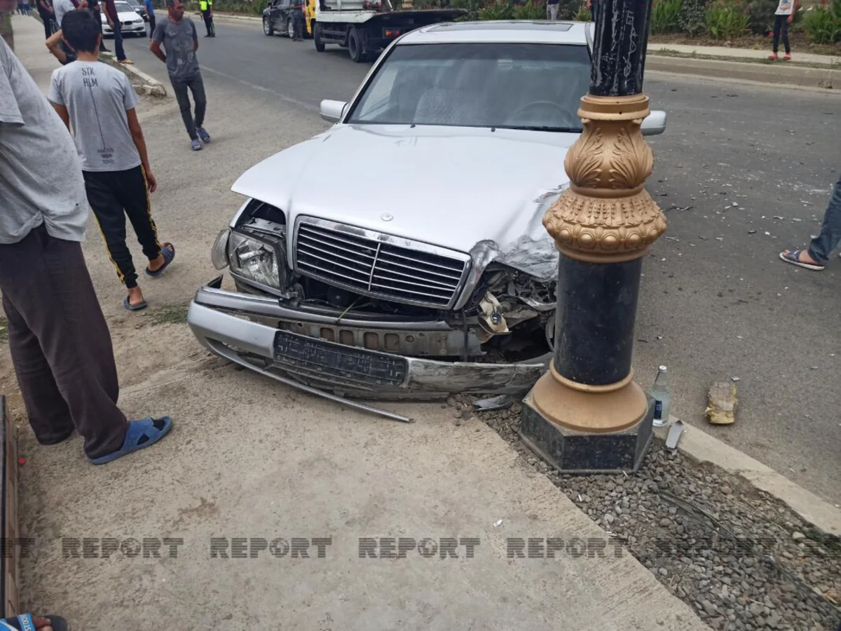 Cəlilabadda iki minik avtomobili toqquşub 