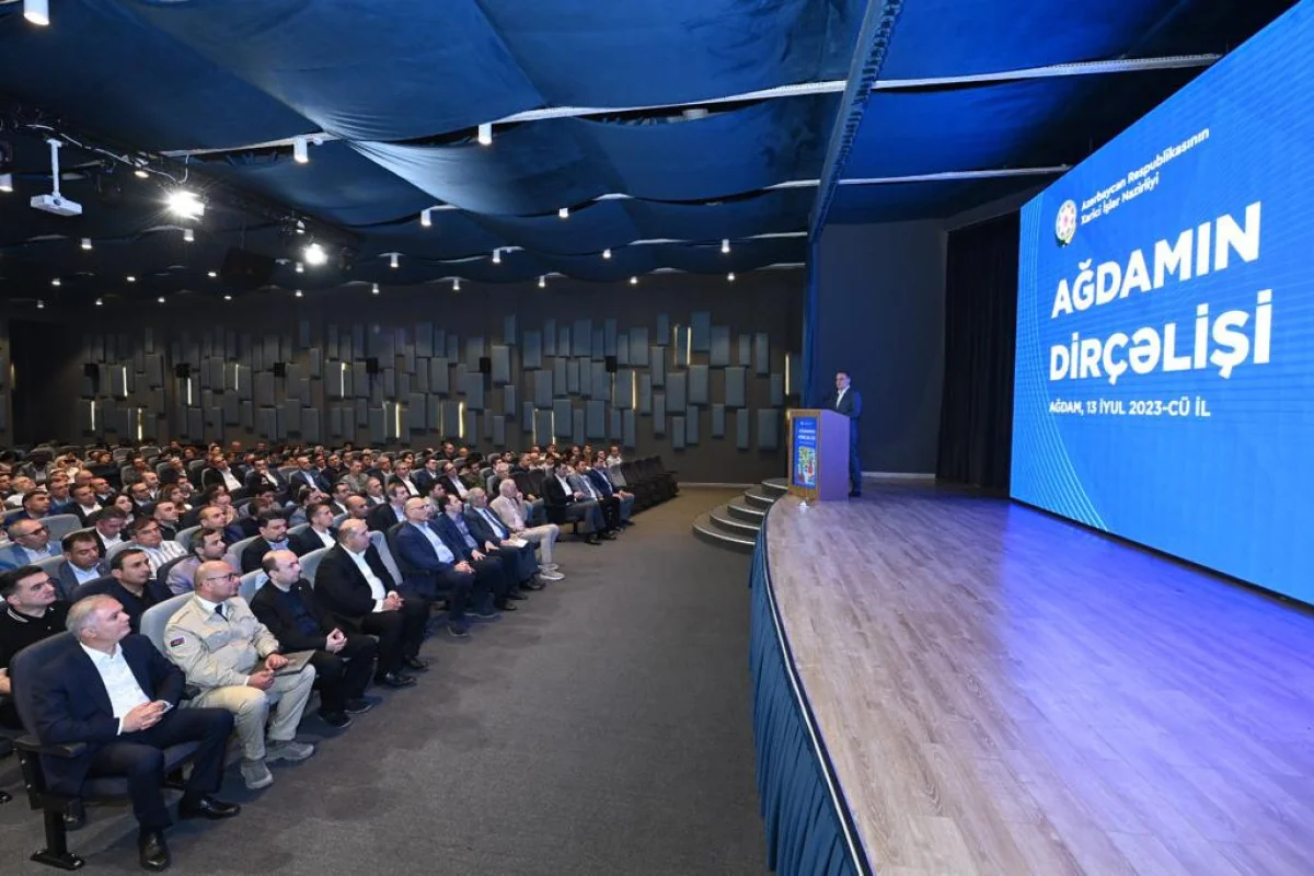 Diplomatik xidmət orqanları rəhbərləri Ağdamın dirçəlişi tədbirində iştirak ediblər
