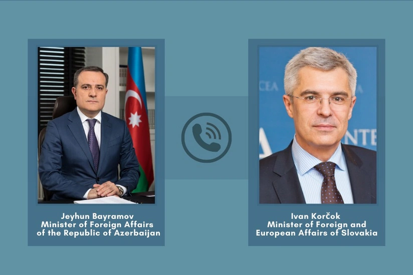 Azərbaycan və Slovakiya XİN başçıları telefonla danışıb