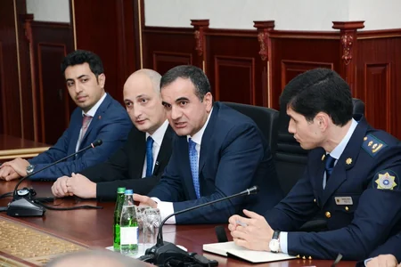 Sərhəddə nəqliyyat vasitələri üçün elektron növbə sistemi layihəsinin təqdimatı olub
