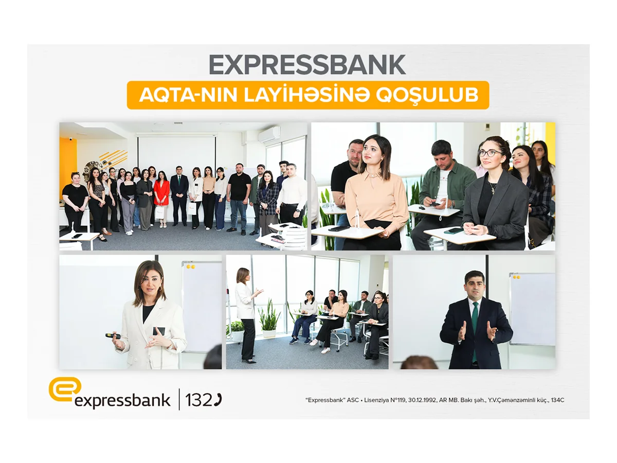 Expressbank AQTA-nın layihəsinə qoşulub