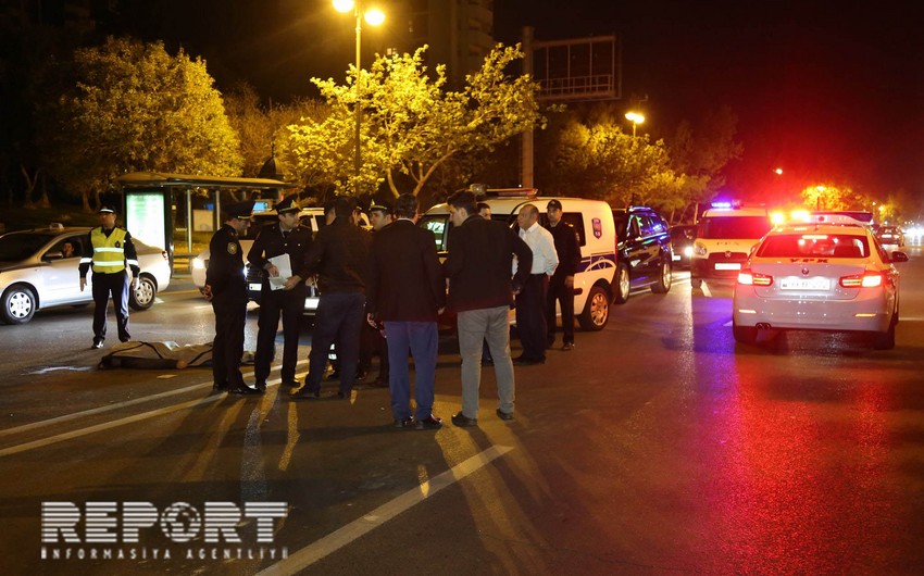 Bakıda moped piyadanı vuraraq öldürüb - FOTO - VİDEO - YENİLƏNİB