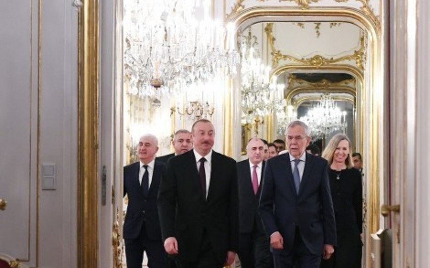 Prezident İlham Əliyev Avstriyanın Federal Prezidenti Aleksander Van der Bellen ilə görüşüb