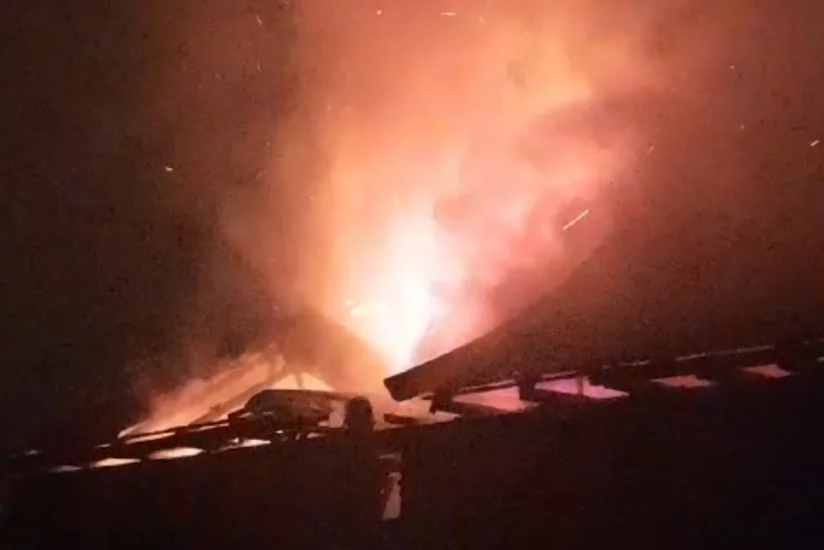 В Джалилабаде сгорел жилой дом