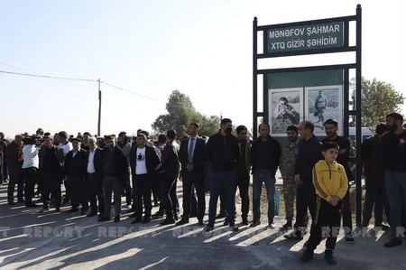 Vətən müharibəsi şəhidlərinin ildönümü Neftçalada qeyd olunub