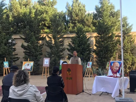 Bakıda Mahatma Qandinin doğum günü qeyd edilib