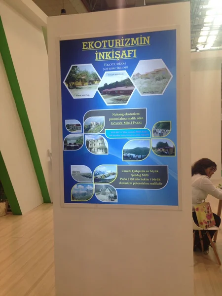 “Caspian Ecology” 2017 sərgisində ETSN-in stendləri nümayiş etdirilir