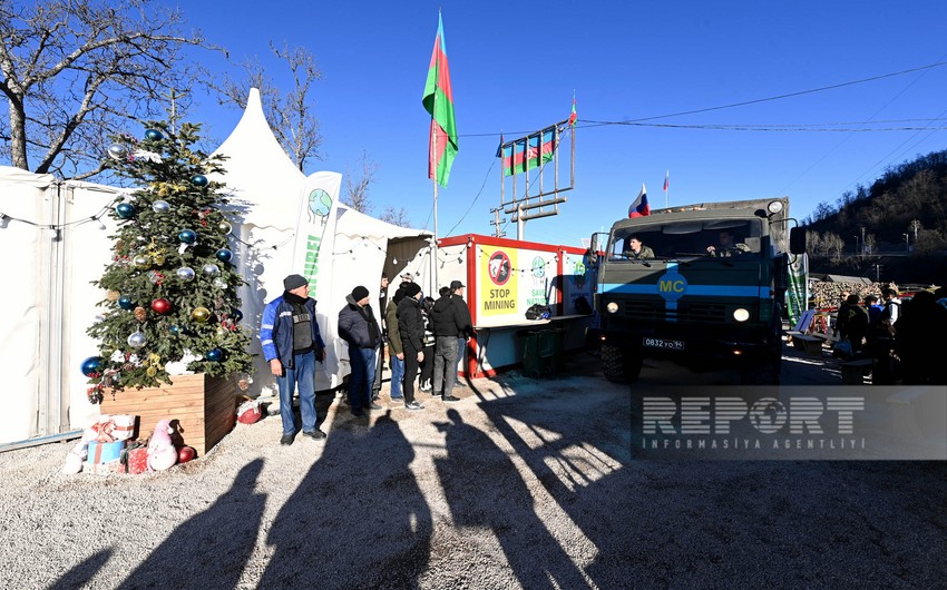 Conditions created on Khankandi-Lachin road for unhindered passage of 16th vehicle of Russian peacekeepers - UPDATED-5