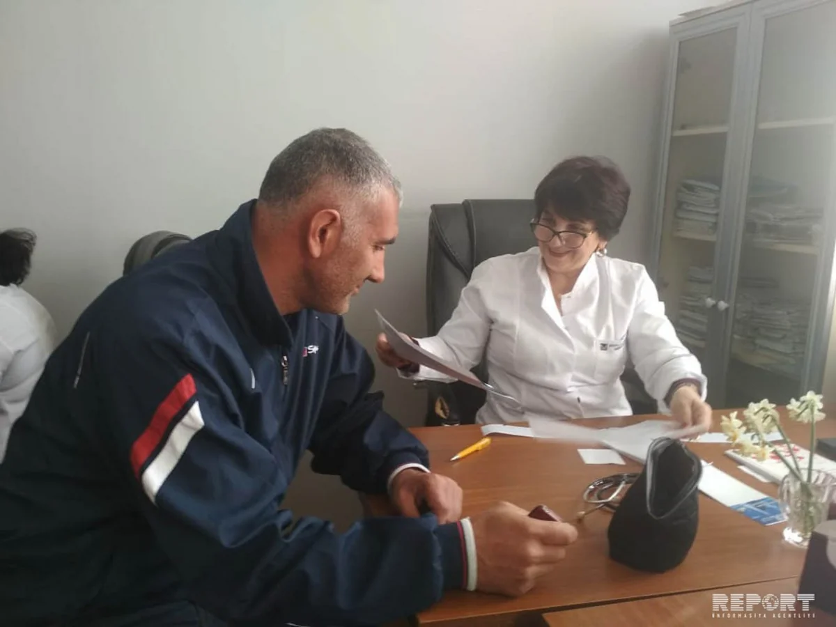 Tərtərdə məcburi köçkünlər üçün tibbi aksiya keçirilib