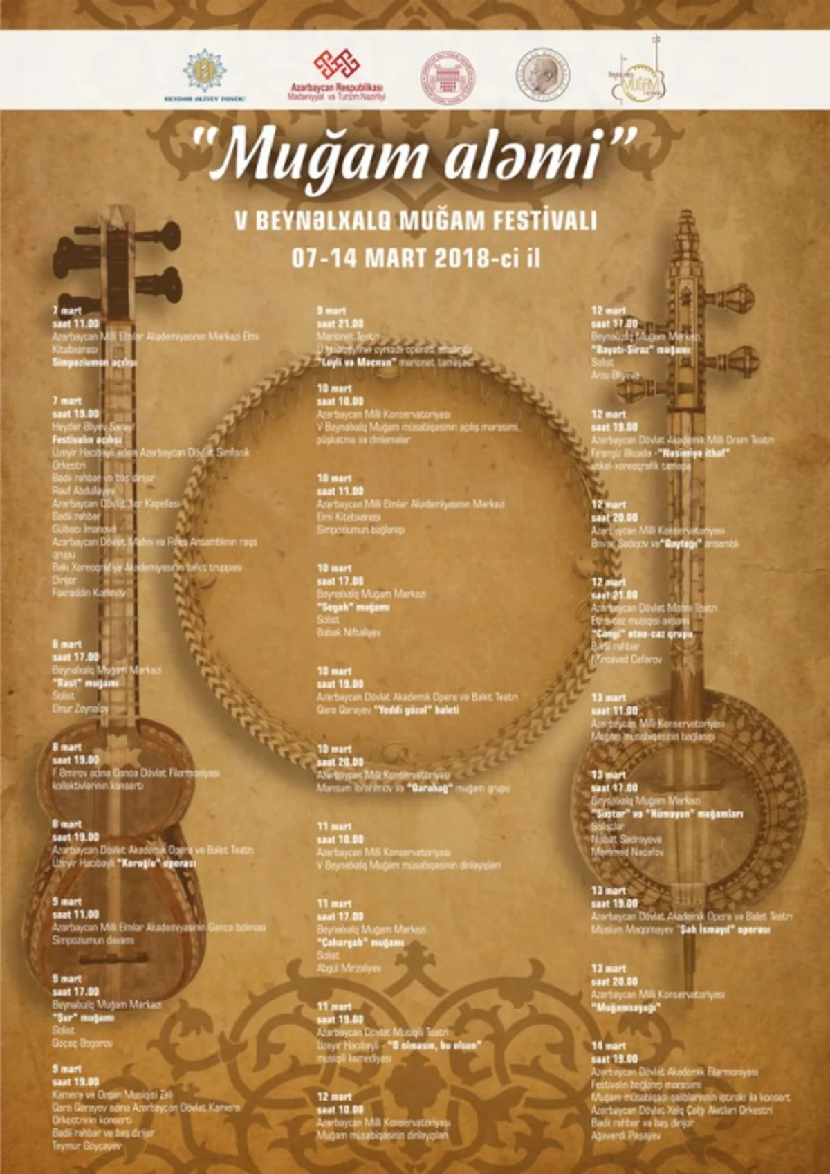 “Muğam aləmi” V Beynəlxalq Muğam Festivalının proqramı açıqlanıb