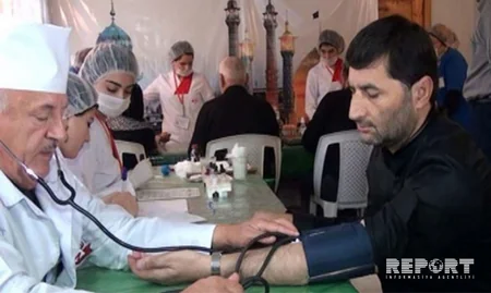 Lənkəranda Aşura günü ilə əlaqədar qanvermə aksiyası keçirilib - FOTO