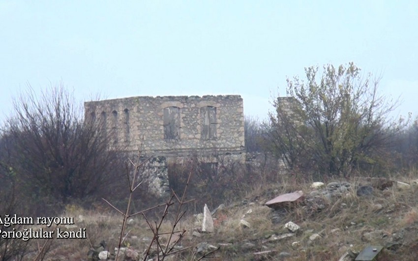 Ağdamın Pərioğlular kəndindən görüntülər