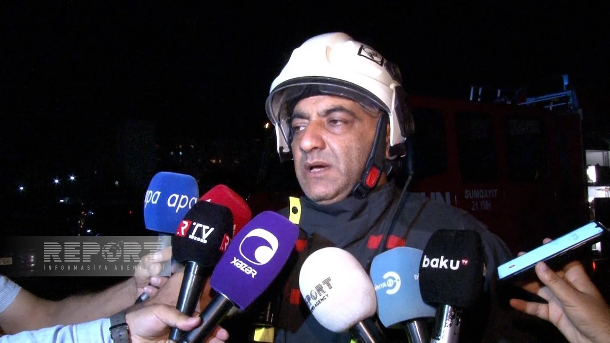 Sumqayıt şəhər Dövlət Yanğından Mühafizə idarəsinə yeni rəis təyin edilib
