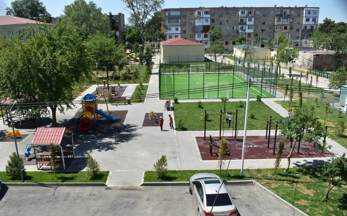 Şirvanda daha bir “Bizim həyət” istifadəyə verilib