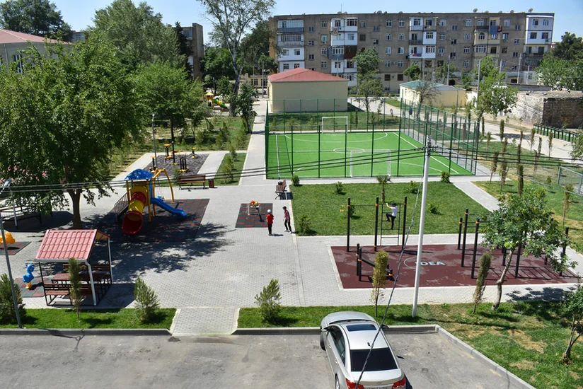 Şirvanda daha bir “Bizim həyət” istifadəyə verilib