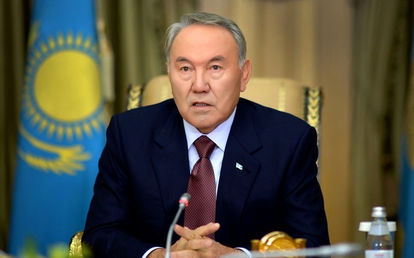 Nursultan Nazarbayev Azərbaycan Prezidentini təbrik edib