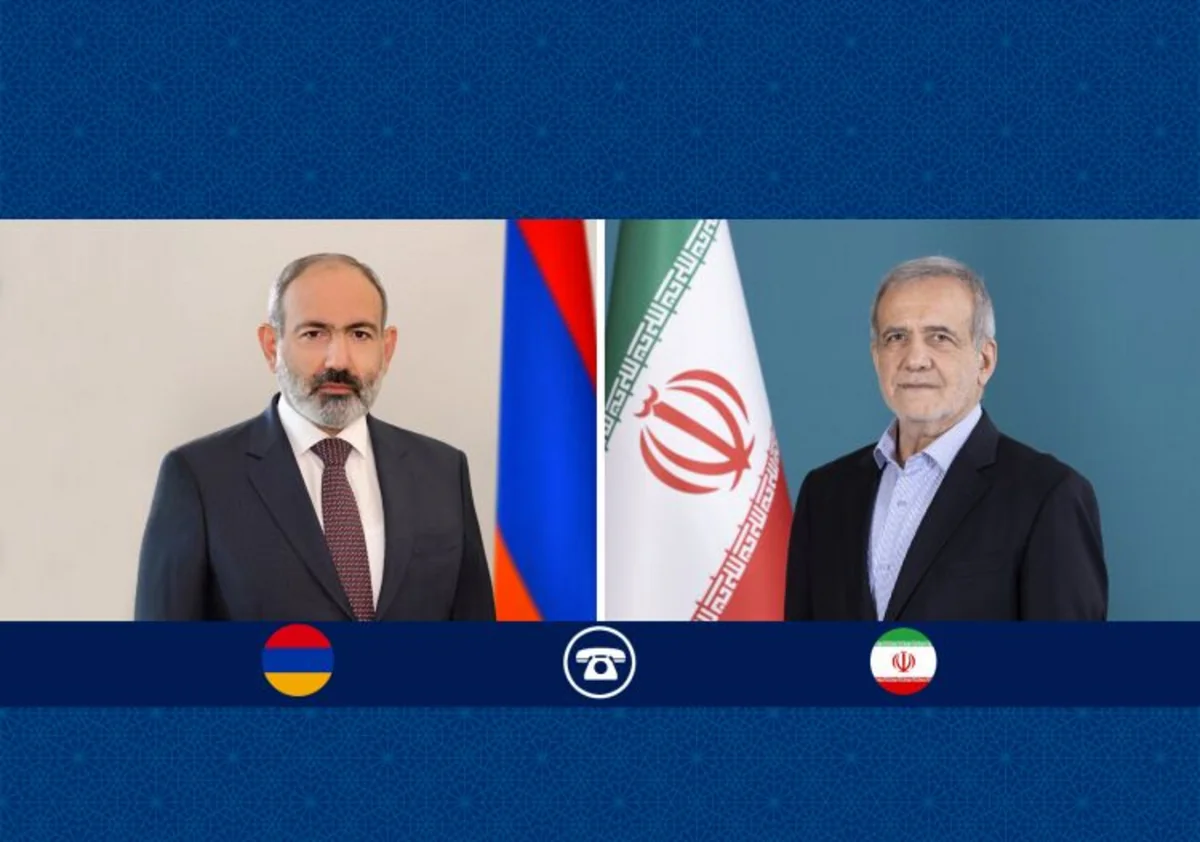 Iranian President holds phone call with Armenian PM