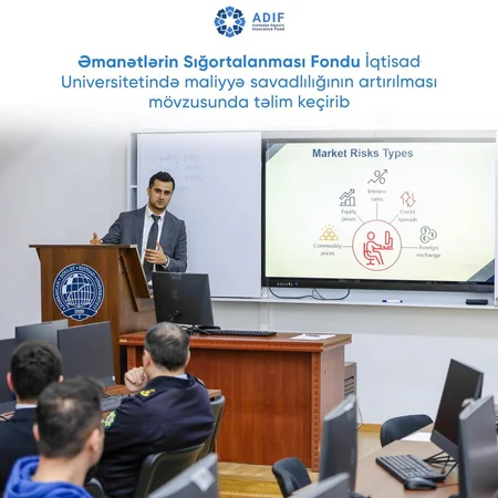 ADIF Maliyyə savadlılığının artırılması mövzusunda təlim keçirib