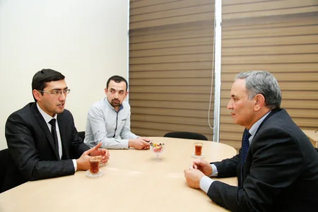 ​Mətbuat Şurasının sədri “Report” İnformasiya Agentliyində olub
