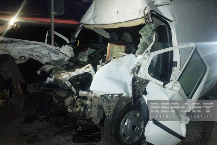 Kürdəmirdə ağır yol qəzası olub, yaralılar var