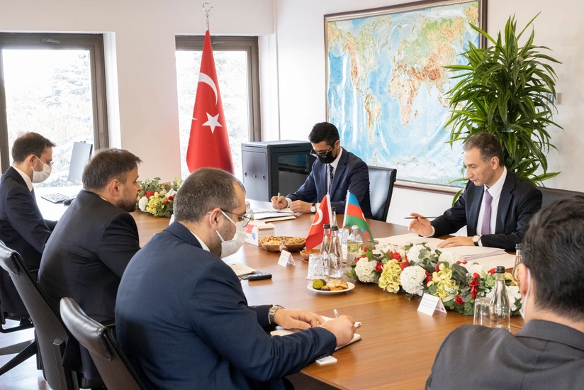 Azerbaijani minister meets with head of Turkish ICT company