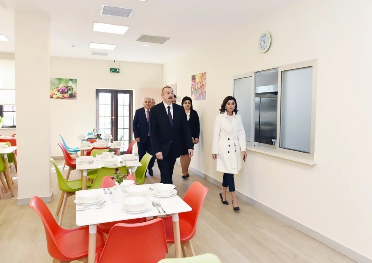 Heydər Əliyev Fondunun təşəbbüsü ilə Şəkidə qarışıq tipli uşaq evi üçün inşa olunan yeni bina istifadəyə verilib