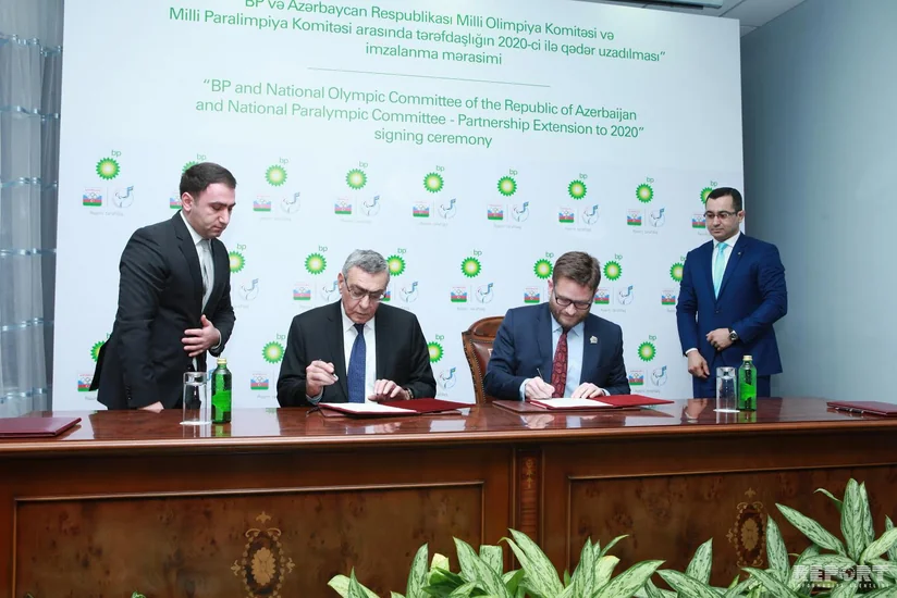 BP şirkəti Azərbaycanın Olimpiya və Paralimpiya komitələri ilə tərəfdaşlığını 2020-ci ilədək uzadıb