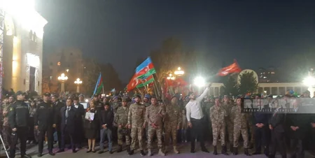 Gəncədə Zəfər Gününə həsr edilmiş konsert keçirilib, atəşfəşanlıq olub