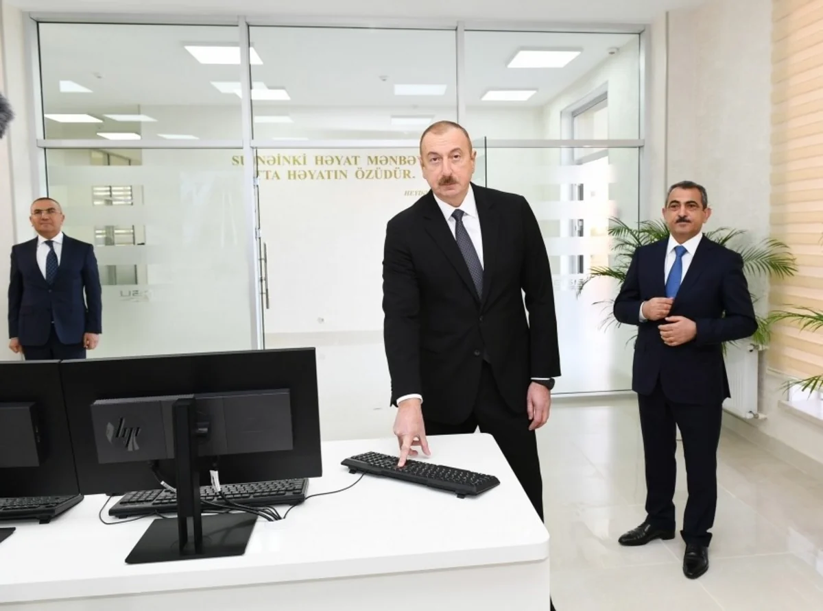 “Şəmkirçay” Sutəmizləyici Qurğular Kompleksi istifadəyə verilib - YENİLƏNİB