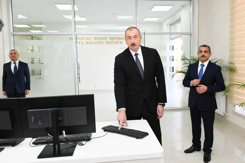 “Şəmkirçay” Sutəmizləyici Qurğular Kompleksi istifadəyə verilib - YENİLƏNİB