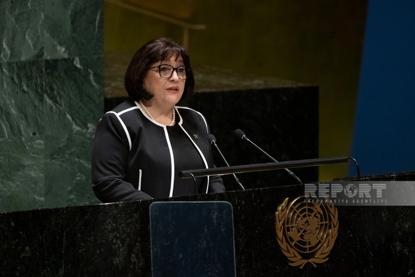 Сахиба Гафарова рассказала об экологическом терроризме Армении на Генассамблее ООН