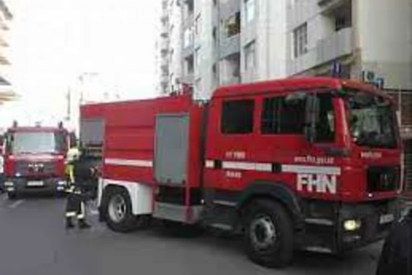Xırdalanda 12 mərtəbəli yaşayış binasında yanğın olub