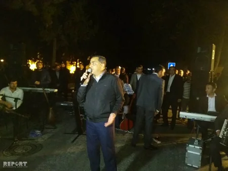 Zaqatalalılar seçkilərin nəticələrini bayram edirlər - VİDEO - FOTO