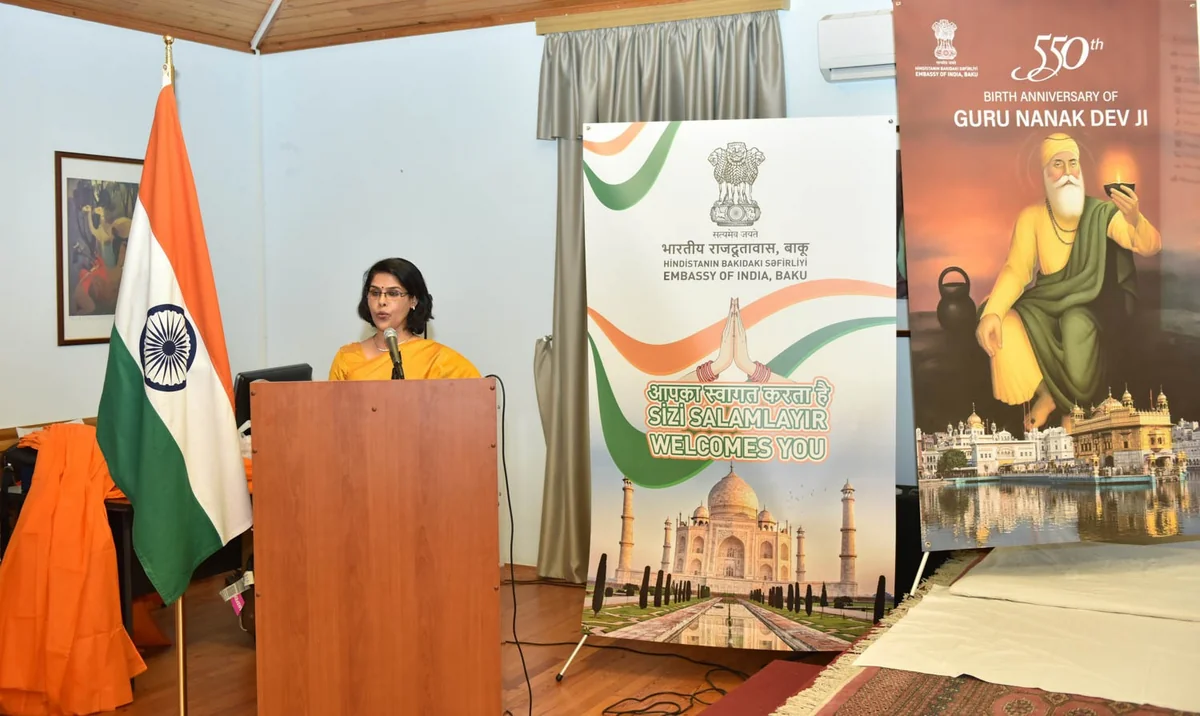 Embassy of India organizes an event on Guru Nanak Dev in Baku