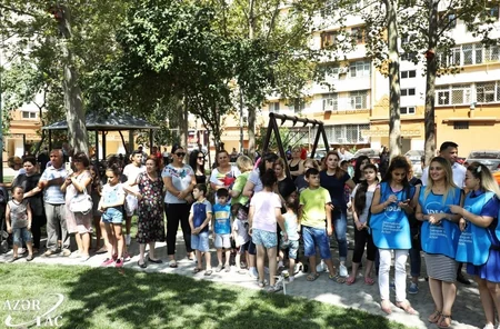 В рамках проекта Наш двор благоустроен и передан в пользование жителей очередной двор